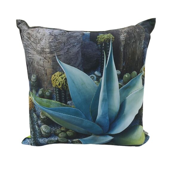 CB Home & Style Outdoor Garten Kissen Wasserabweisend Wasserfest 45 x 45 cm mit Füllung (Kaktus1)