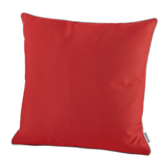 heimtexland ® Outdoor Lounge Dekokissen Lotus Effekt wetterfest schmutz- und wasserabweisend Garten Kissen 45x45 Outdoorkissen Typ551 Rot