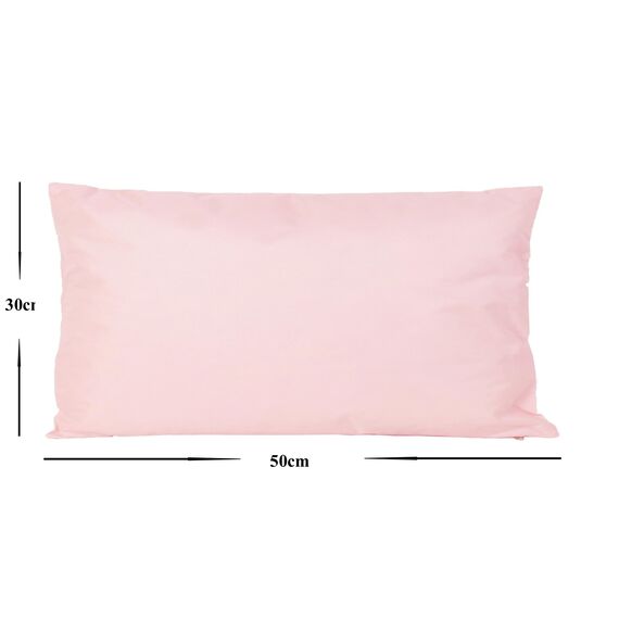 JACK Outdoor Lounge Kissen 30x50cm Dekokissen inkl. Füllung Wasserfest Sitzkissen Garten Stuhl Lotus Effekt, Farbe:Rosa