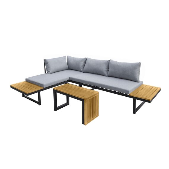 LC Garden »Sungardo« Gartenlounge Set Anthrazit • Aluminium • Lounge • Gartenmöbel Set • Loungemöbel • Balkonset • Garten & Terrasse