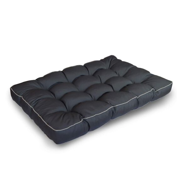 LILENO HOME Palettenkissen Set Anthrazit/Grau - Sitzkissen 120x80x20 cm - Polster für Europaletten - Palettenkissen Outdoor als Sitzkissen für Palettenmöbel