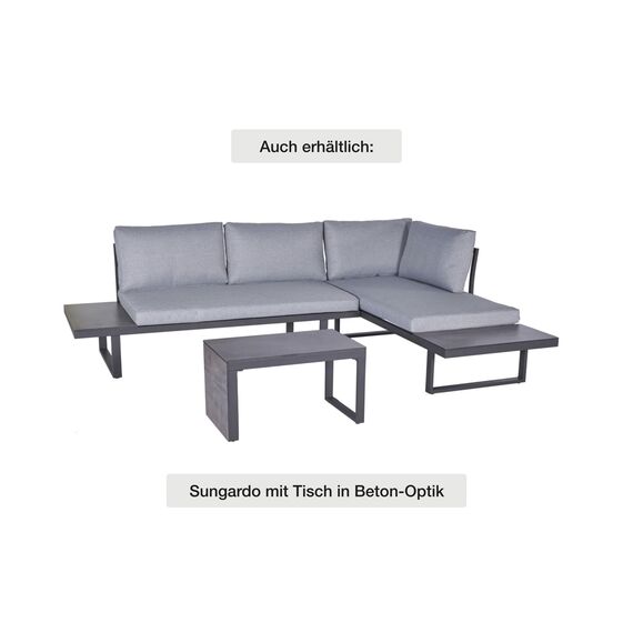LC Garden »Sungardo« Gartenlounge Set Anthrazit • Aluminium • Lounge • Gartenmöbel Set • Loungemöbel • Balkonset • Garten & Terrasse