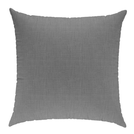 sunnypillow Dekokissen für Gartenmöbel, Palettenmöbel - Deko Kissen mit Reißverschluss 50 x 50 cm - Sofakissen mit Füllkissen - Kissen für Couch - Bequeme Zierkissen Grau