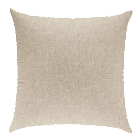 sunnypillow Dekokissen für Gartenmöbel, Palettenmöbel - Deko Kissen mit Reißverschluss 40 x 40 cm - Sofakissen mit Füllkissen - Kissen für Couch - Bequeme Zierkissen Cremefarben