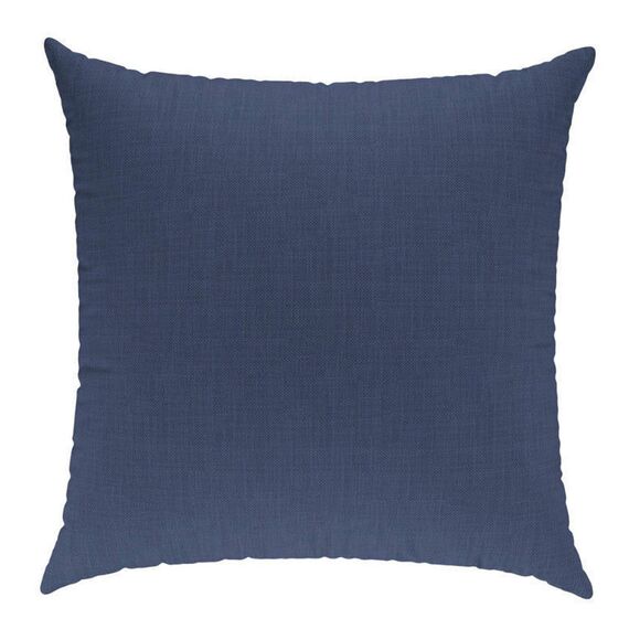 sunnypillow Dekokissen für Gartenmöbel, Palettenmöbel - Deko Kissen mit Reißverschluss 50 x 50 cm - Sofakissen mit Füllkissen - Kissen für Couch - Bequeme Zierkissen Blau