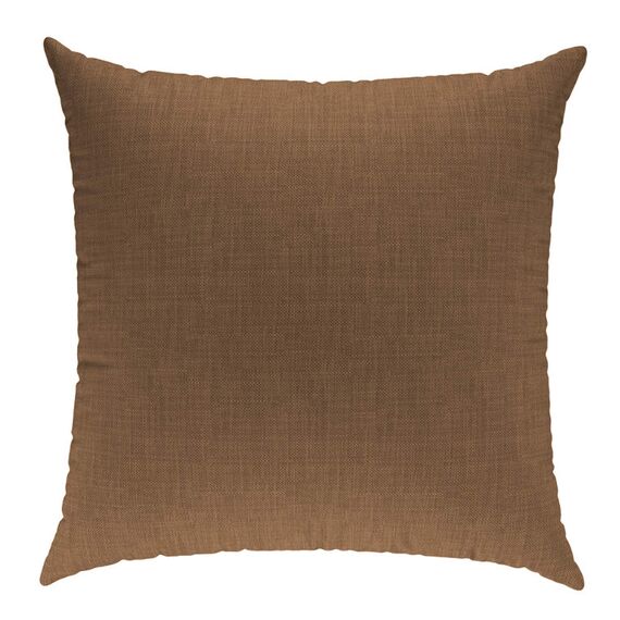sunnypillow Dekokissen für Gartenmöbel, Palettenmöbel - Deko Kissen mit Reißverschluss 50 x 50 cm - Sofakissen mit Füllkissen - Kissen für Couch - Bequeme Zierkissen Braun