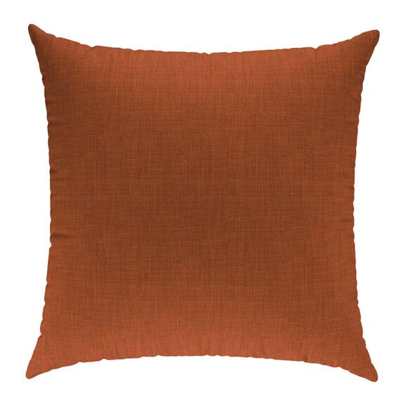 sunnypillow Dekokissen für Gartenmöbel, Palettenmöbel - Deko Kissen mit Reißverschluss 50 x 50 cm - Sofakissen mit Füllkissen - Kissen für Couch - Bequeme Zierkissen Orange