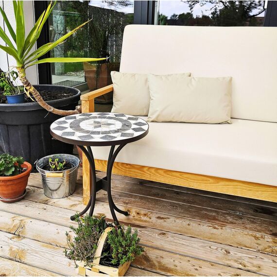 JACK Outdoor Lounge Kissen 30x50cm Dekokissen inkl. Füllung Wasserfest Sitzkissen Garten Stuhl Lotus Effekt, Farbe:Sand