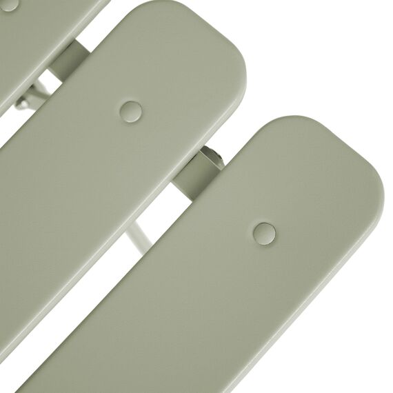 Vanage | Bistro Set Balkon | Balkonmöbel klappbar Set 3-teilig | pulverbeschichteter Stahl, wetterbeständig, Gartentisch & Stühle perfekt für Garten & kleine Balkone