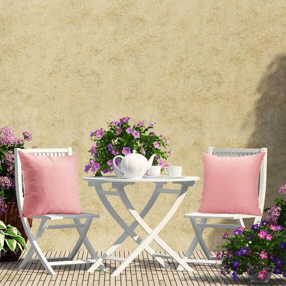 Dekorative, wasserdichte Kissenbezüge für den Außenbereich, quadratisch, für Terrasse, Balkon, Garten, wasserdichte Kissenhülle, PU-Beschichtung, Kissenbezüge für Couch, Bett, Terrasse, Sofa, Zelt,