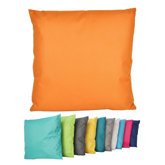 Coen Bakker Outdoor Lounge Kissen 45x45cm Dekokissen Inkl. Füllung Wasserfest Sitzkissen Garten Stuhl Lotus Effekt, Farbe:Orange