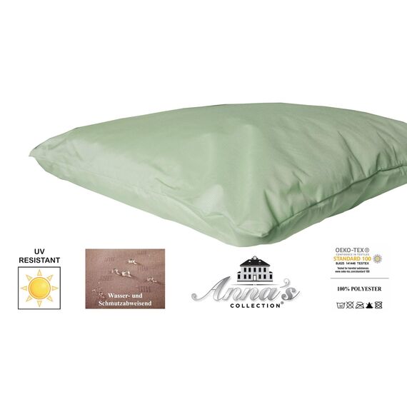 Coen Bakker Outdoor Lounge Kissen 45x45cm Dekokissen Inkl. Füllung Wasserfest Sitzkissen Garten Stuhl Lotus Effekt, Farbe:Oliv