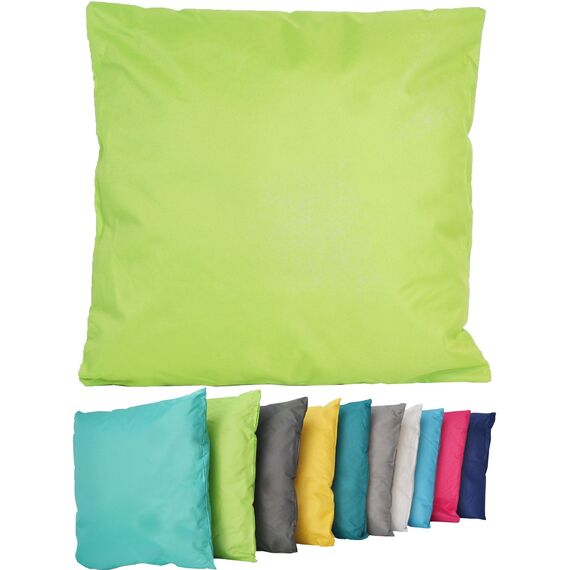 Coen Bakker Outdoor Lounge Kissen 45x45cm Dekokissen Inkl. Füllung Wasserfest Sitzkissen Garten Stuhl Lotus Effekt, Farbe:Grün