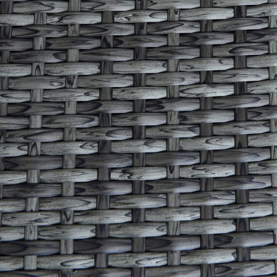 ESTEXO Polyrattan Gartenstuhl Set 2er Stuhlset Rattan Stuhl Garten Sessel Rattanstühle Balkonstühle Terrassenstühle Outdoor Stühle Balkonsessel (Anthrazit-Grau)