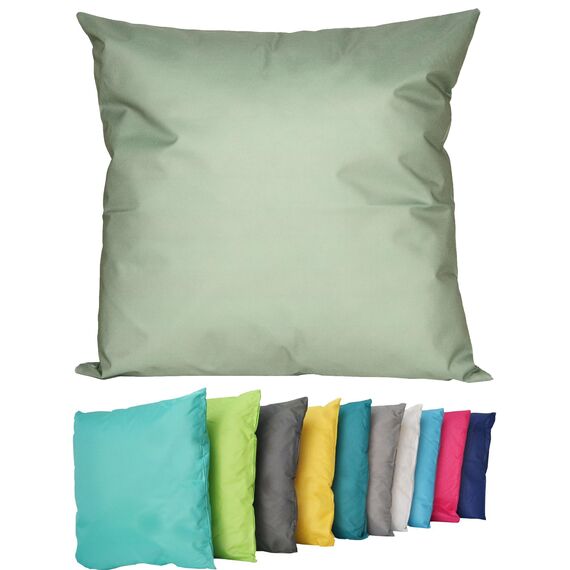 Coen Bakker Outdoor Lounge Kissen 45x45cm Dekokissen Inkl. Füllung Wasserfest Sitzkissen Garten Stuhl Lotus Effekt, Farbe:Oliv