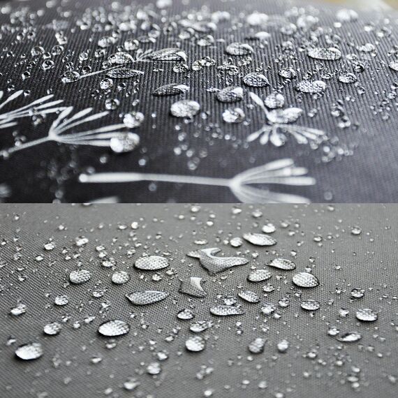 JACK Outdoor Lounge Kissen 45x45cm Motiv Dekokissen inkl. Füllung Wasserfest Sitzkissen Garten Stuhl, Farbe:Pusteblume