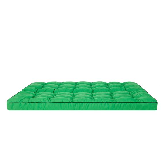 PillowPrim Grün Hollywoodschaukel Sitzkissen, 120 cm Gartenschaukel Sitzbank, Komfort Polster mit Rückenlehne, Ideal für Eckbänke und Sitztruhnen