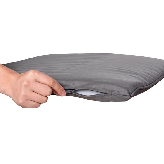 buybyroom Gartenmöbel-Set für den Außenbereich, 4 Personen, Rattan-Sessel, Tisch und Stuhl für den Außenbereich, inklusive 2-Sitzer-Sofa + 2 Sessel + 1 Gartentisch, abnehmbare Kissen