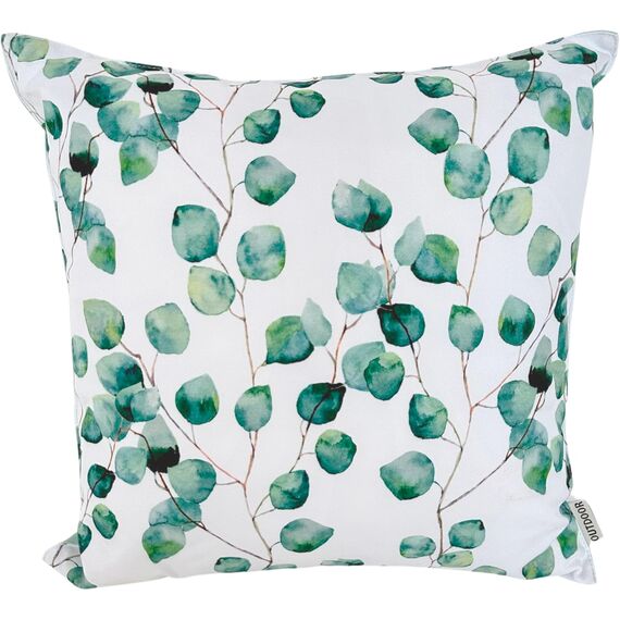 heimtexland ® Outdoorkissen Lotus Effekt 45x45 Garten Dekokissen Wasserabweisend Outdoor Lounge Deko Kissen Typ742 Eukalyptus