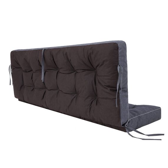 PillowPrim Sitzkissen - Kissen für Gartenbank - Für Hollywoodschaukel-Liebhaber - Hoher Sitzkomfort im Freien - Bequeme Stuhlkissen - Navy Blau, 120 cm