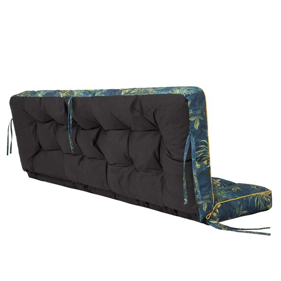 PillowPrim Kissen für Hollywoodschaukel, Gartenschaukelkissen Sitzbank mit Rückenlehne, sitzbreite 150 cm