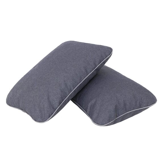 PillowPrim Navy Blau Gartenschaukelkissen für Hollywoodschaukel, 150 cm Sitzbreite, Bequeme Bankauflage mit Rückenlehne, Für Bierzeltgarnitur