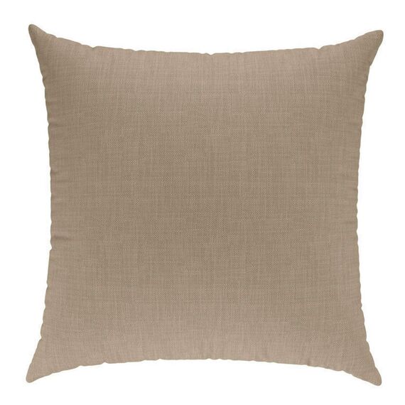 sunnypillow Dekokissen für Gartenmöbel, Palettenmöbel - Deko Kissen mit Reißverschluss 40 x 40 cm - Sofakissen mit Füllkissen - Kissen für Couch - Bequeme Zierkissen Beige