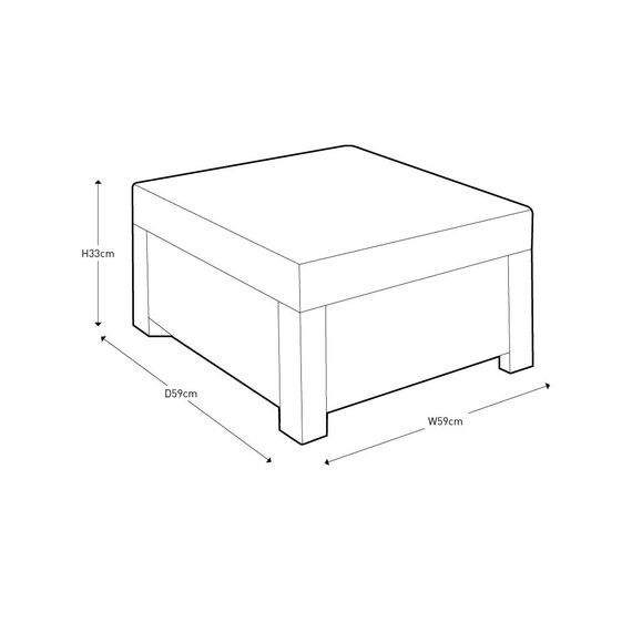 Keter Lounge Set Corfu, grau