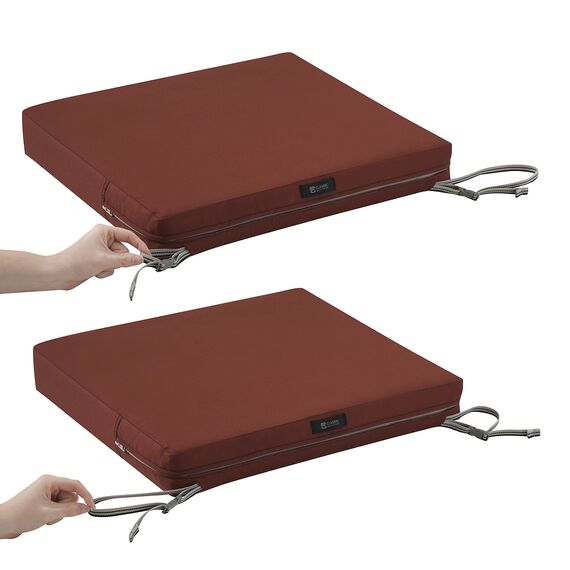 CLASSIC ACCESSORIES Ravenna Wasserabweisendes Terrassen-Kissen, 183 x 53 x 7,6 cm, für Terrasse, Chaiselonge, Gewürz-, Terrassenkissen