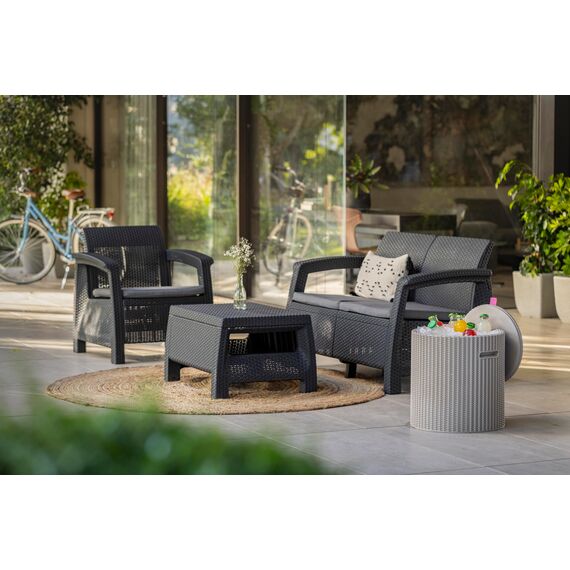 Keter Lounge Set Corfu, grau