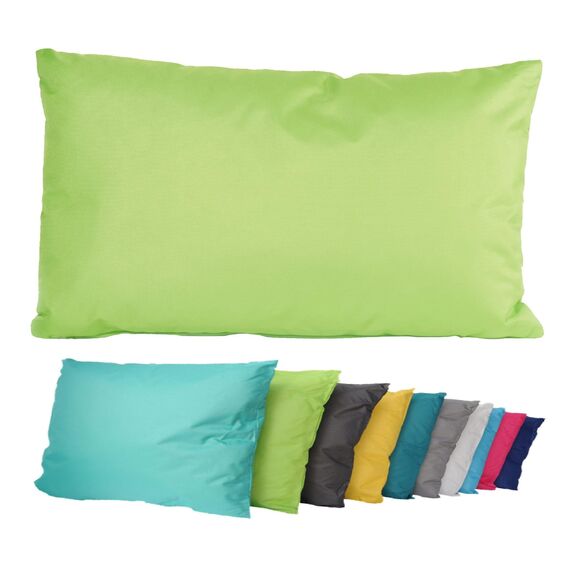 JACK Outdoor Lounge XL Kissen 40x60cm Dekokissen inkl. Füllung Wasserfest Sitzkissen Garten Stuhl Lotus Effekt, Farbe:Grün