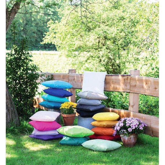 JACK Outdoor Lounge XL Kissen 40x60cm Dekokissen inkl. Füllung Wasserfest Sitzkissen Garten Stuhl Lotus Effekt, Farbe:Rosa