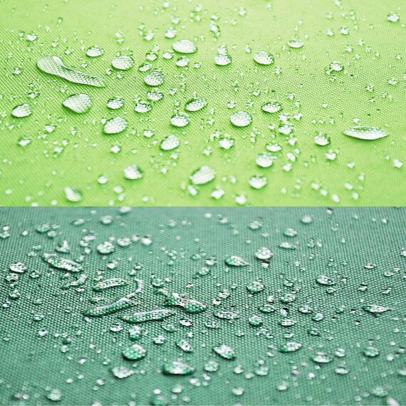 JACK 2-farbiges Wende Outdoor Lounge Kissen 45x45cm Dekokissen inkl. Füllung Wasserfest Sitzkissen Garten Stuhl Lotus Effekt, Farbe:Dunkelgrün - Grün