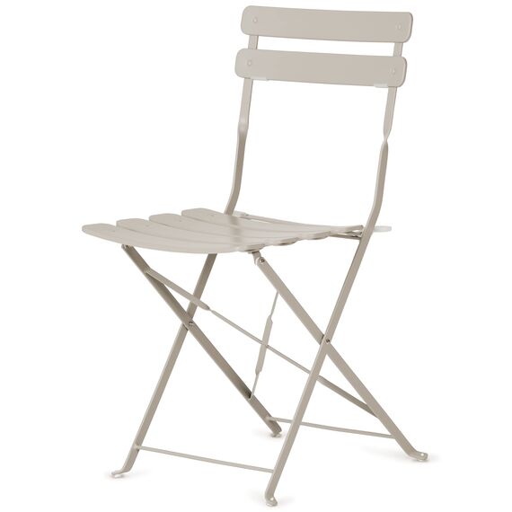 Vanage | Bistro Set Balkon | Balkonmöbel klappbar Set 3-teilig | pulverbeschichteter Stahl, wetterbeständig, Gartentisch & Stühle perfekt für Garten & kleine Balkone