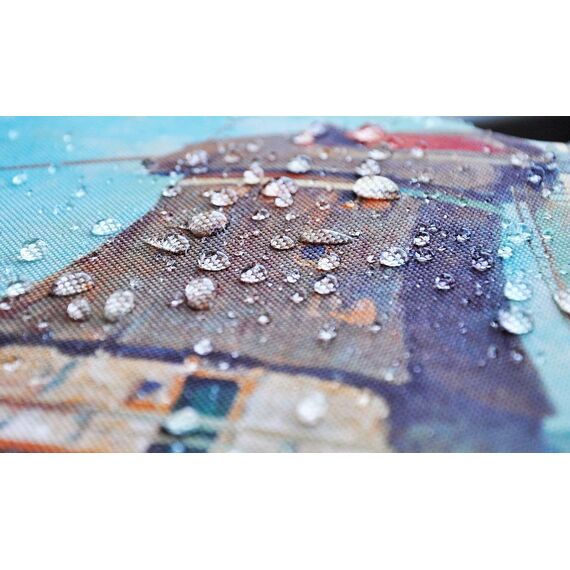 JACK Outdoor Lounge Kissen 45x45cm Motiv Dekokissen inkl. Füllung Wasserfest Sitzkissen Garten Stuhl, Farbe:Windmühle