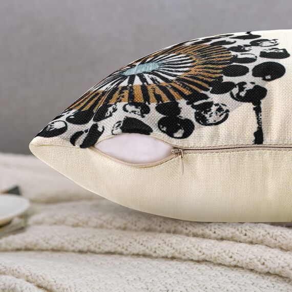 Kissenbezüge 30x50 Blau Kissenbezug Sonnenblumen Kissenbezüge 30x50 Zierkissenbezüge 4er-set Frühling Sommer Kissenhülle Leinen Kissenhüllen Passend Für Wohnzimmer Garten Sofa Kissen Dekoration