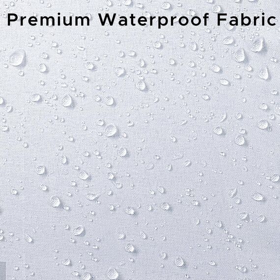 OTPIPCS 40x40 cm Outdoor Kissenfüllungen 2er Set wasserdichte Zierkissen für Gartenmöbel Sofa & Terrasse Weiße Quadratkissen mit Premium-Füllung Wetterfest & Dekorativ Couch Cushions