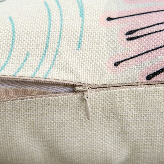 Kissenbezüge 40x40 Bunt Löwenzahn Kissenbezug Abstrakt Geometrisch Blumen Muster Zierkissenbezüge Leinen Kissenhülle 2er-set Dekorativ Kissenhüllen Passend Für Wohnzimmer Sofa Couch Kissen Deko