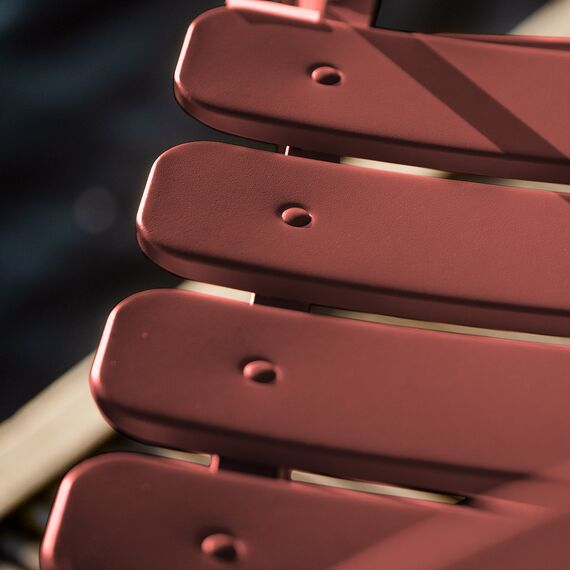 Vanage | Bistro Set Balkon | Balkonmöbel klappbar Set 3-teilig | pulverbeschichteter Stahl, wetterbeständig, Gartentisch & Stühle perfekt für Garten & kleine Balkone