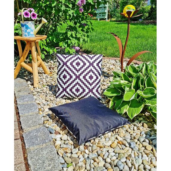 JACK Outdoor Lounge Kissen 45x45cm Motiv Dekokissen inkl. Füllung Wasserfest Sitzkissen Garten Stuhl, Farbe:Abstrakt