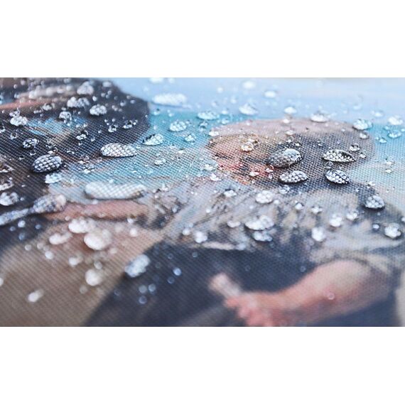 JACK Outdoor Lounge Kissen 45x45cm Motiv Dekokissen inkl. Füllung Wasserfest Sitzkissen Garten Stuhl, Farbe:Küstenleben