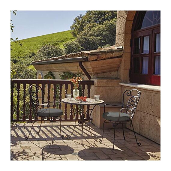 CLASSIC ACCESSORIES Montlake Wasserabweisendes Rückenkissen für Terrasse, Lounge, 53,3 x 50,8 x 10,2 cm, Hellanthrazit, für den Außenbereich