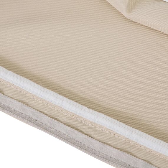 CLASSIC ACCESSORIES Montlake FadeSafe Rückenkissen, wasserabweisend, 58,9 x 50,8 x 10,2 cm, Antik-Beige, Outdoor-Liebesitzkissen