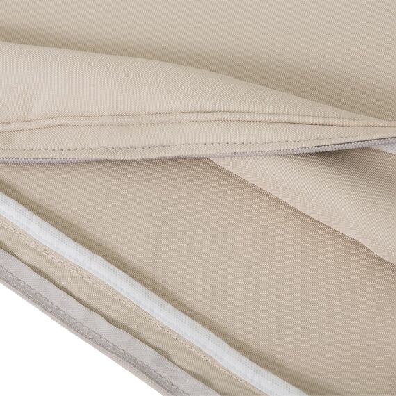 CLASSIC ACCESSORIES Montlake FadeSafe Rückenkissen, wasserabweisend, 58,9 x 50,8 x 10,2 cm, Antik-Beige, Outdoor-Liebesitzkissen