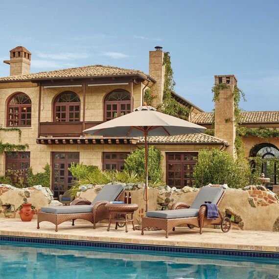 Classic Accessories Montlake Wasserabweisendes Rückenkissen für Terrasse, Lounge, 58,4 x 50,8 x 10,2 cm, Grau meliert, für den Außenbereich