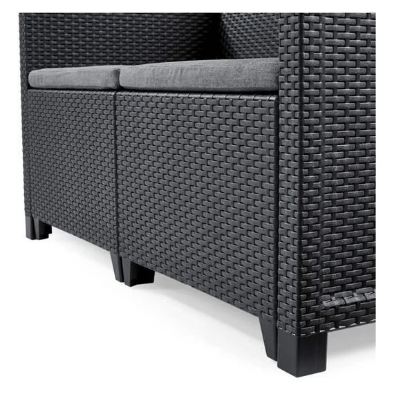 Keter 246148 - Garten-Set Emma, 4-Sitzer, Graphit