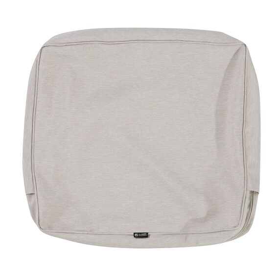 CLASSIC ACCESSORIES Montlake FadeSafe Rückenkissen, wasserabweisend, 48,2 x 50,8 x 10,2 cm, für Terrasse, Lounge, Grau meliert