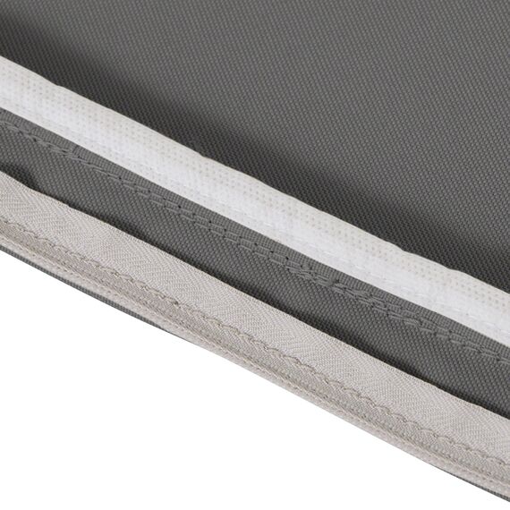 CLASSIC ACCESSORIES Montlake Wasserabweisendes Rückenkissen für Terrassen, Lounge-Rückenkissen, 63,5 x 55,9 x 10,2 cm, Hellanthrazit, für den Außenbereich