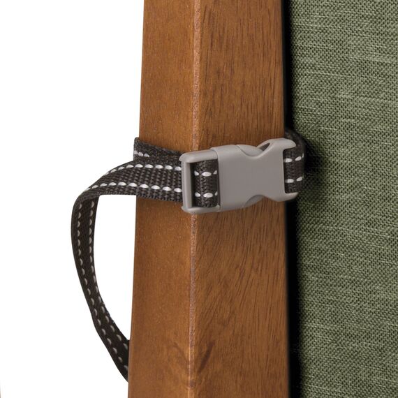 Classic Accessories Montlake Rückenkissen, Schaumstoff und Slip-Bezug, Heather Fern, 53,3 x 58,4 x 5,1 cm