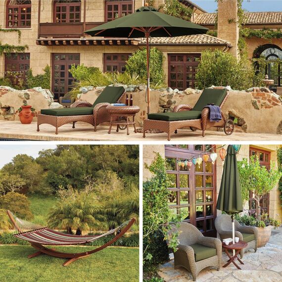 Classic Accessories Montlake FadeSafe Wasserabweisendes Outdoor-Stuhlkissen, 58,4 x 50,8 x 10,2 cm, Farngrün, Outdoor-Stuhlkissen, Terrassenstuhlkissen, Terrassenkissen